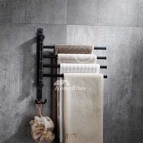 We have selected the top best wall mounted towel racks for bathrooms reviews for you to choose. Adjustable Towel Rack Wall Mount Black Oil-Rubbed Bronze