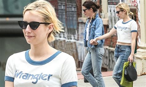 Emma Roberts Holds Hands With Female Friend While Shopping Daily Mail Online