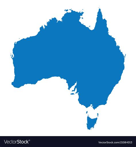 Australia capitals starred austrailia capital cities starred. Blank blue similar australia map isolated on white