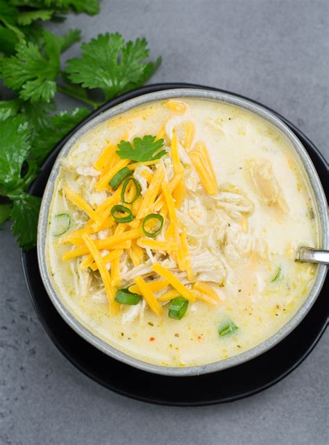 If you're lucky to have any left it will make great leftovers for lunch the next day too! Keto White Chicken Chili (Instant Pot and Slow Cooker ...