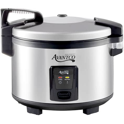 Avantco Rcsa Cup Cup Raw Sealed Electric Rice Cooker Warmer