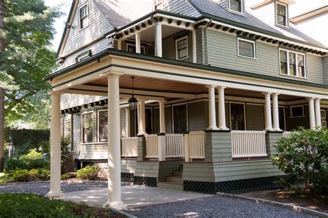 Historic Victorian Porch Re Build Craftsman Porch Boston By Don
