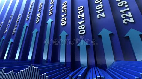 Stock Market Animated Graphic Stock Price Chart Stock Footage Video