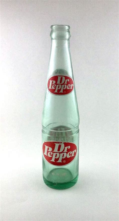 Vintage Dr Pepper Glass Soda Pop Bottle 1978 Vintage Soda Bottles