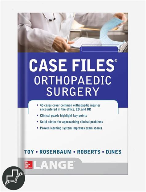 Case Files Orthopaedic Surgery Lange Case Files Medicinal Book