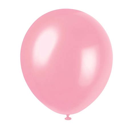 12 Metallic Pink Balloons Latex Helium Birthday Wedding Party