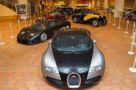 Exposition Bugatti à La Collection De Voitures Du Prince De Monaco