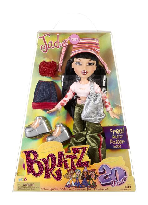 bratz 20 yearz special anniversary edition original jade fashion doll with accessories and