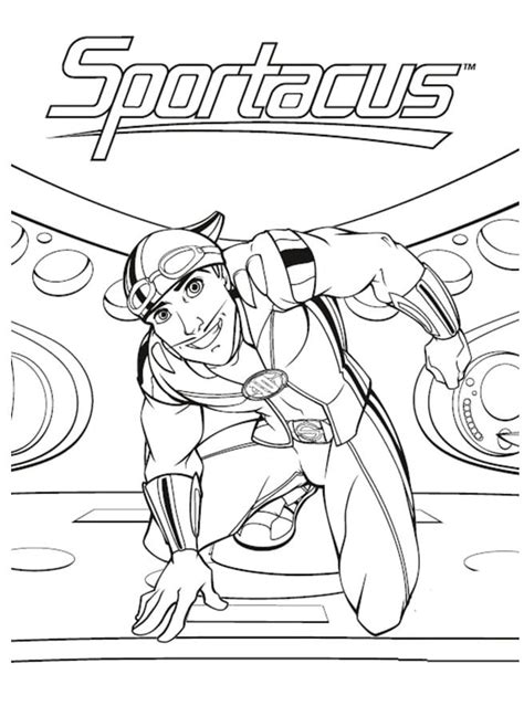 Lazytown Sportacus Lazy Town Coloring Pages Colouring Shows Pintar Para