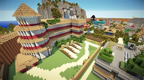 Konoha Hidden Leaf Village Minecraft Project