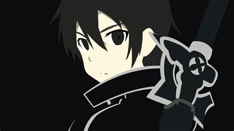Download Minimalist Kirito Sword Art Online Kazuto Kirigaya Anime