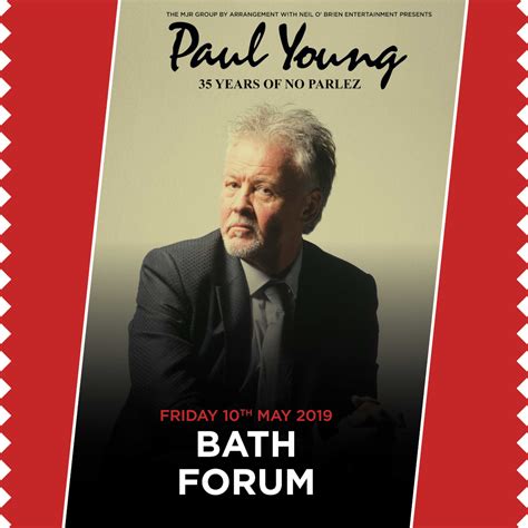 Paul young ретвитнул(а) mrs jane tuck. Buy Paul Young tickets, Paul Young tour details, Paul ...