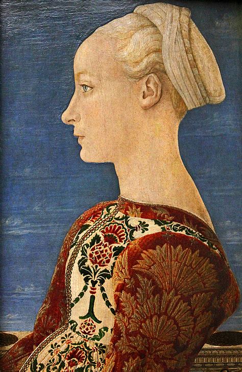 Antonio Del Pollaiuolo Portrait Of A Young Woman Antonio Flickr