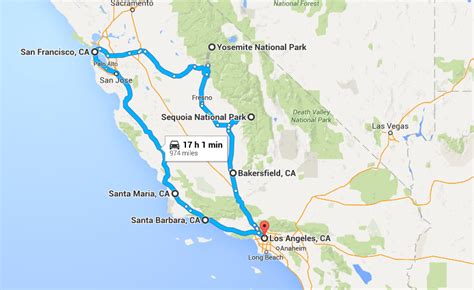 Los Angeles To Yosemite And San Francisco Road Trip Ghoomnaphirna