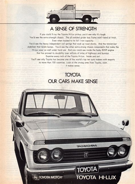 1969 Toyota Hi Lux Rn10 Utility Pick Up International Aussie Original