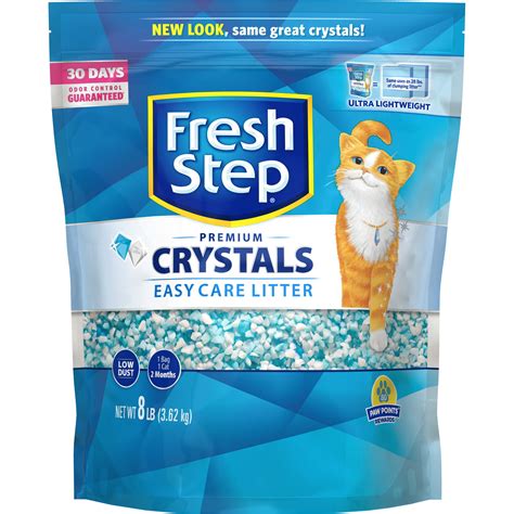 Fresh Step Crystals Premium Cat Litter Scented 8 Lbs