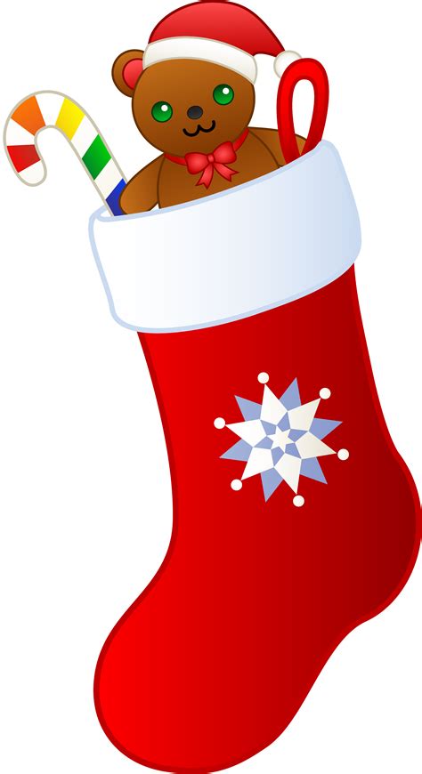 Christmas Stockings Clip Art Socks Png Download 33896218 Free