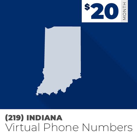 219 Area Code Phone Numbers For Business 20month