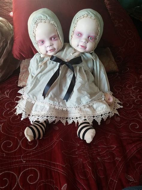 Art And Collectibles Goth And Horror Dolls Siamese Twins Doll Gothic Dark