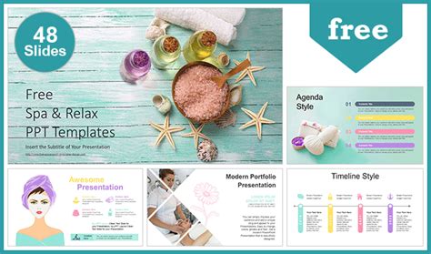 Spa And Relax Powerpoint Templates For Free