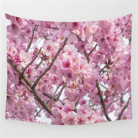 Cherry Blossom In Spring Wall Tapestry By Sasas Photography Society6