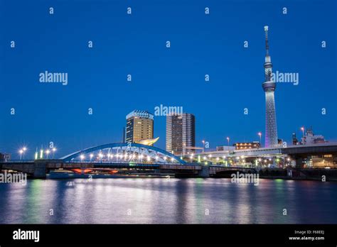 Komagatabashi Bridgesumida Rivertokyojapan Stock Photo Alamy