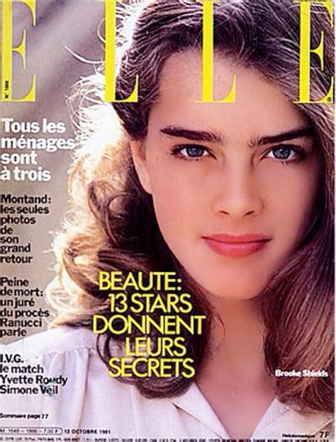 Brooke Shields By Herb Ritts French Elle October 12 1981 Brooke