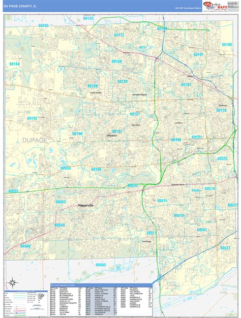 Map Of Dupage County Il - World Map