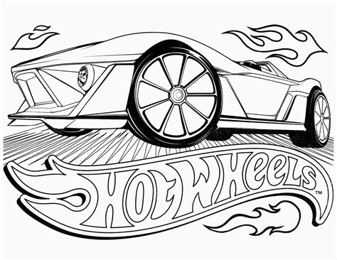 Hotwheels Coloring Pages Hot Wheels Printable Coloring Pages | Monster truck coloring pages