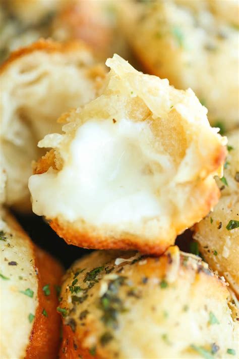Add the butter cubes, and using a pastry cutter or fork cut the butter until the pieces are no bigger than peas. Cheesy Garlic Bombs - Damn Delicious