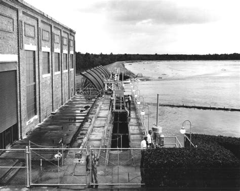 Florida Memory View Of Flood Gates And Lake Talquin Leon County