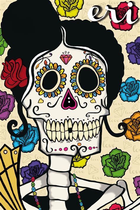 Mujer Calavera Día De Los Muertos Mexico Calaveras Mexicanas