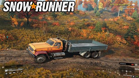 Snowrunner Gmc Mh9500 New Offroad Gameplay Test Snowrunner Youtube