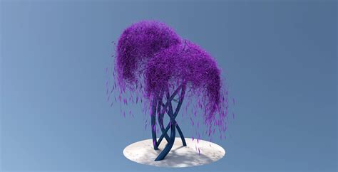Fantasy Alien Tree Sci Fi Vegetation For Space Environment 3d Model