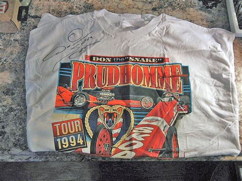 Signed Don The Snake Prudhomme 1994 Final Strike Tour T Shirt New