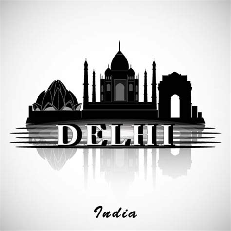 Delhi City Background Vector Vectors Graphic Art Designs In Editable