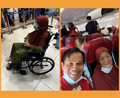 Lelaki Kongsi Prosedur Pengalaman Bawa Mak Guna Wheelchair Naik