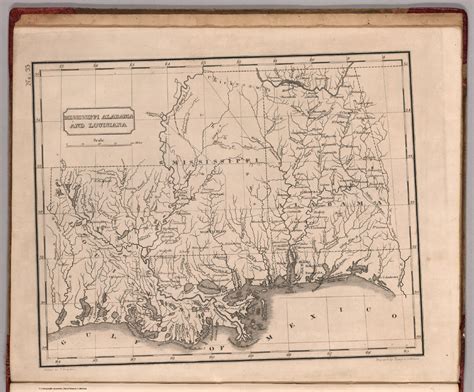 Mississippi Alabama And Louisiana David Rumsey Historical Map Collection