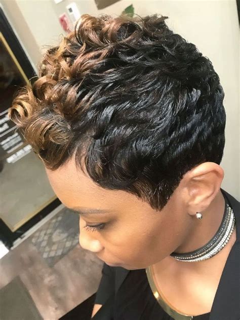 Gorgeous Short Pixie Hairstyles Ideas For Black Women42 Short Hair
