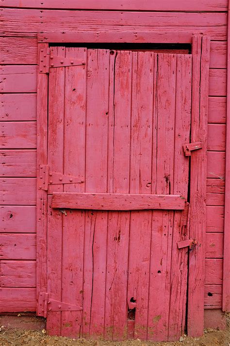 Red Barn Door Grain Regional Park Hayward California 3 Photograph By