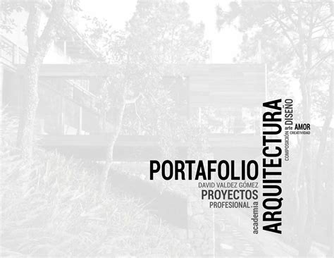 Portafolio Proyecto De Arquitectura Vii By David Zwie