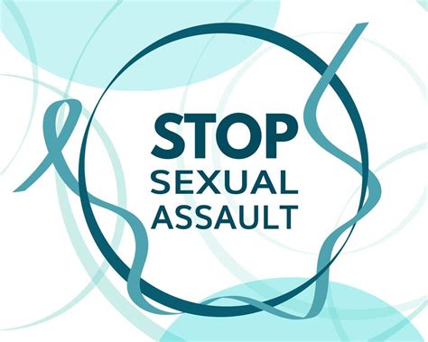 Sexual Assault Awareness Month Concept Banner Template With Teal