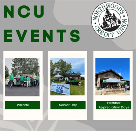NCU Summer Events 2023 | Northwoods Credit Union