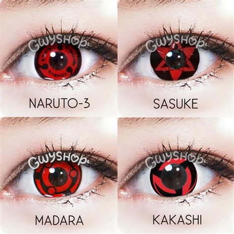 Buy Eye Contact Lens For Cosplay Kakashi Three Magatama Anime Eyes