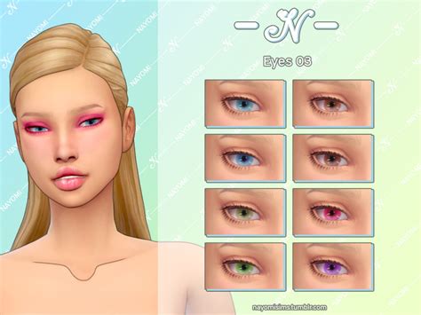 Non Default Eyes 03 At Nayomisims Sims 4 Updates