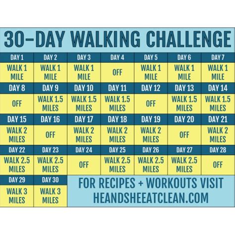 30 Day Fitness Challenges Printable Charts Best Calendar Example