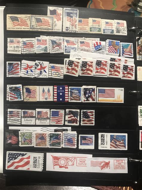 u s flag stamps a most basic collection r philately