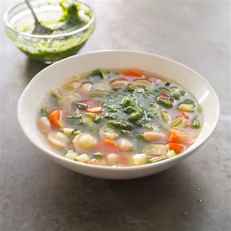Provencal Vegetable Soup Soupe Au Pistou Americas Test Kitchen