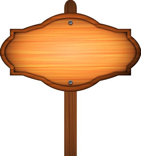 Wooden Signboard Png File Free Download
