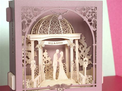 Wedding Pop Up Card Arch Bride Groom Marriage Ceremony Etsy Pop Up Box Cards Pop Up